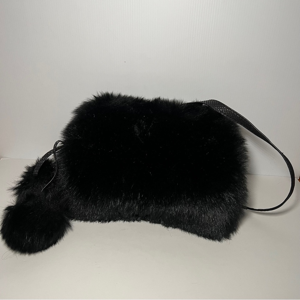 Sondra Roberts Squared Faux Fur Bag